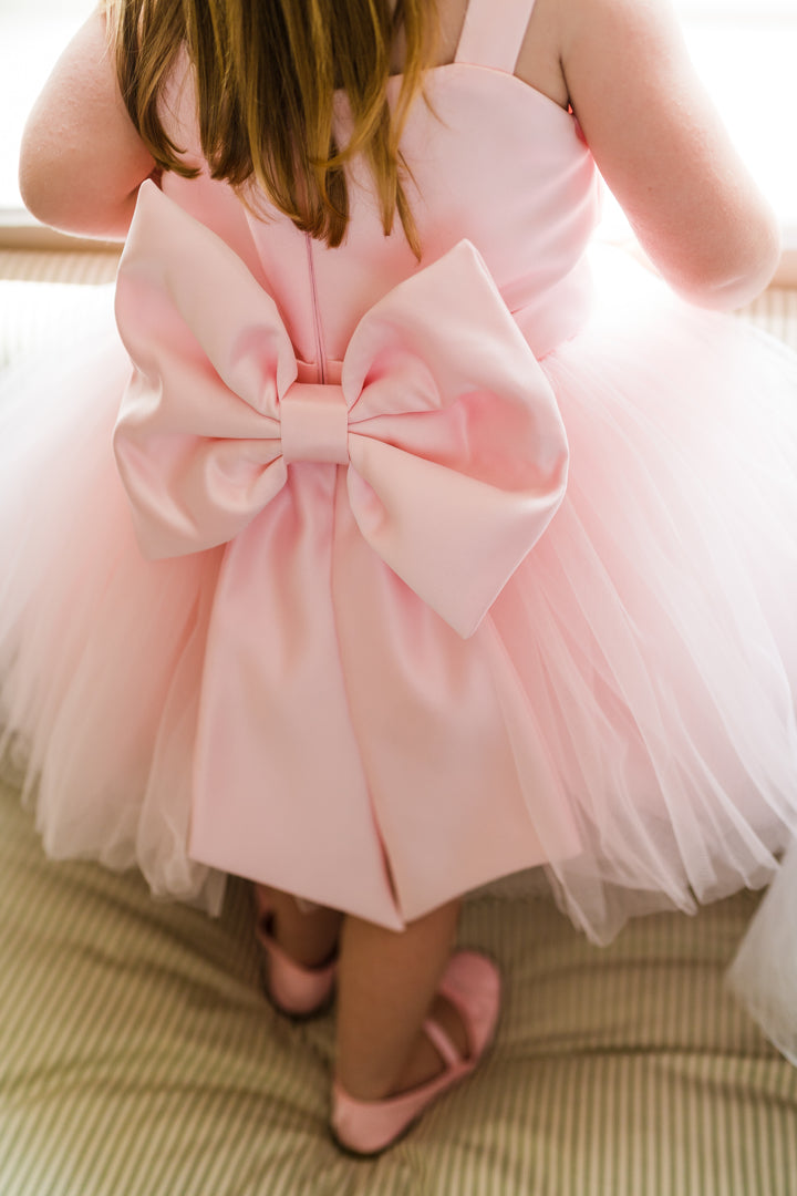 Pink tulle skirt baby girl best sale